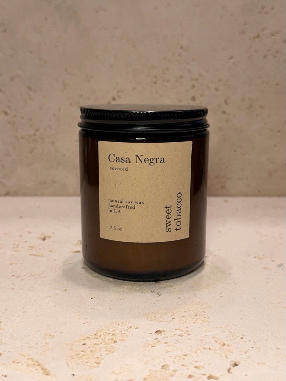 Sweet Tobacco Candle • Sweet Smokey Aroma • Caramel + Tobacco  • Unique Candle